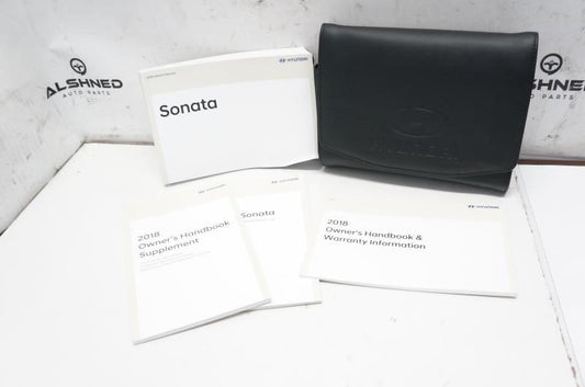 2018 Hyundai Sonata Owner's Manual Book Case JC10-EU7D - Alshned Auto Parts