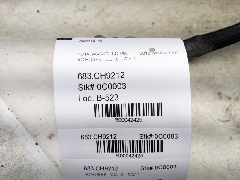 2012-2015 Jeep Wrangler AC Discharge Line Hose 55111376AB OEM - Alshned Auto Parts