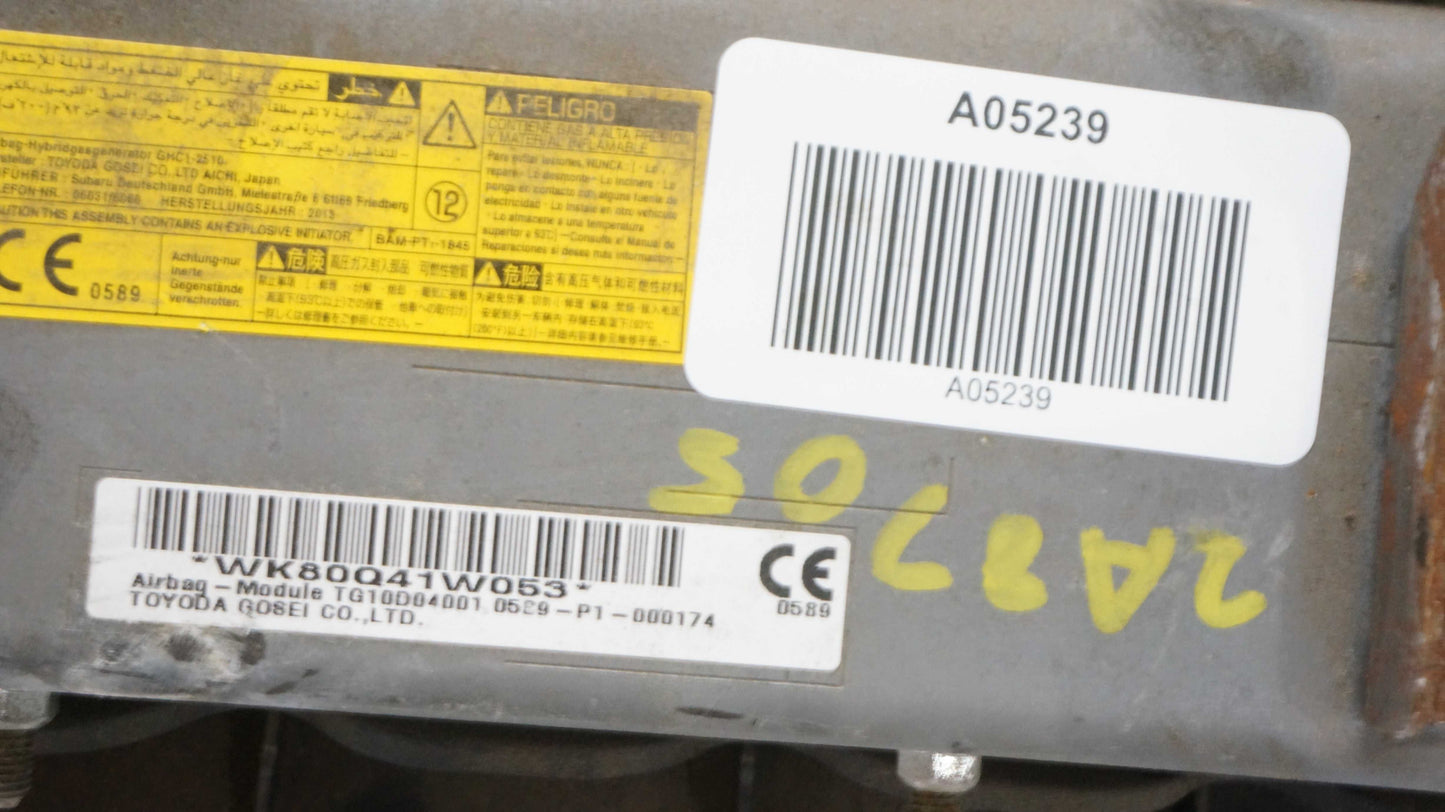 2013 Subaru Impreza Left Driver Lower Dash Knee Airbag Black 98301FJ010VH OEM - Alshned Auto Parts