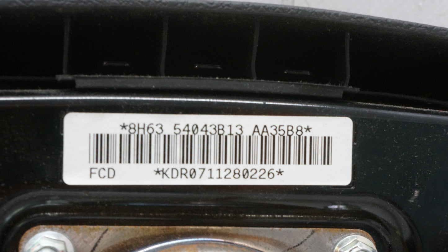 2008 Lincoln MKZ Left Driver Steering Wheel Airbag Black 8H63-54043-B OEM - Alshned Auto Parts