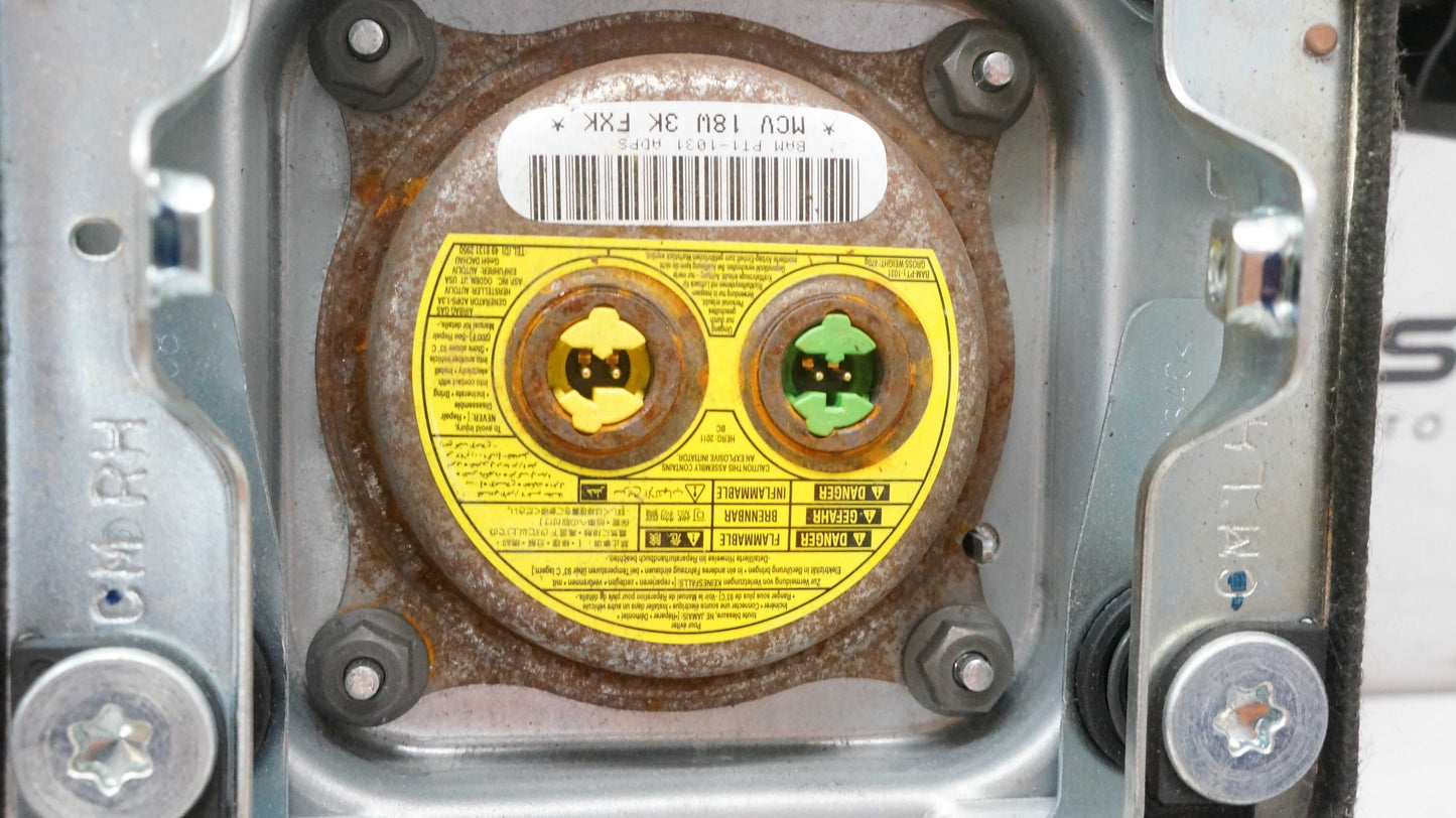 2010-2012 Hyundai Santa Fe Left Driver Steering Wheel Airbag Black 56900-0W500-HZ OEM - Alshned Auto Parts