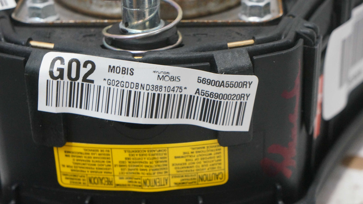 2013-2017 Hyundai Elantra Left Driver Steering Wheel Airbag Black 56900A5500RY OEM - Alshned Auto Parts