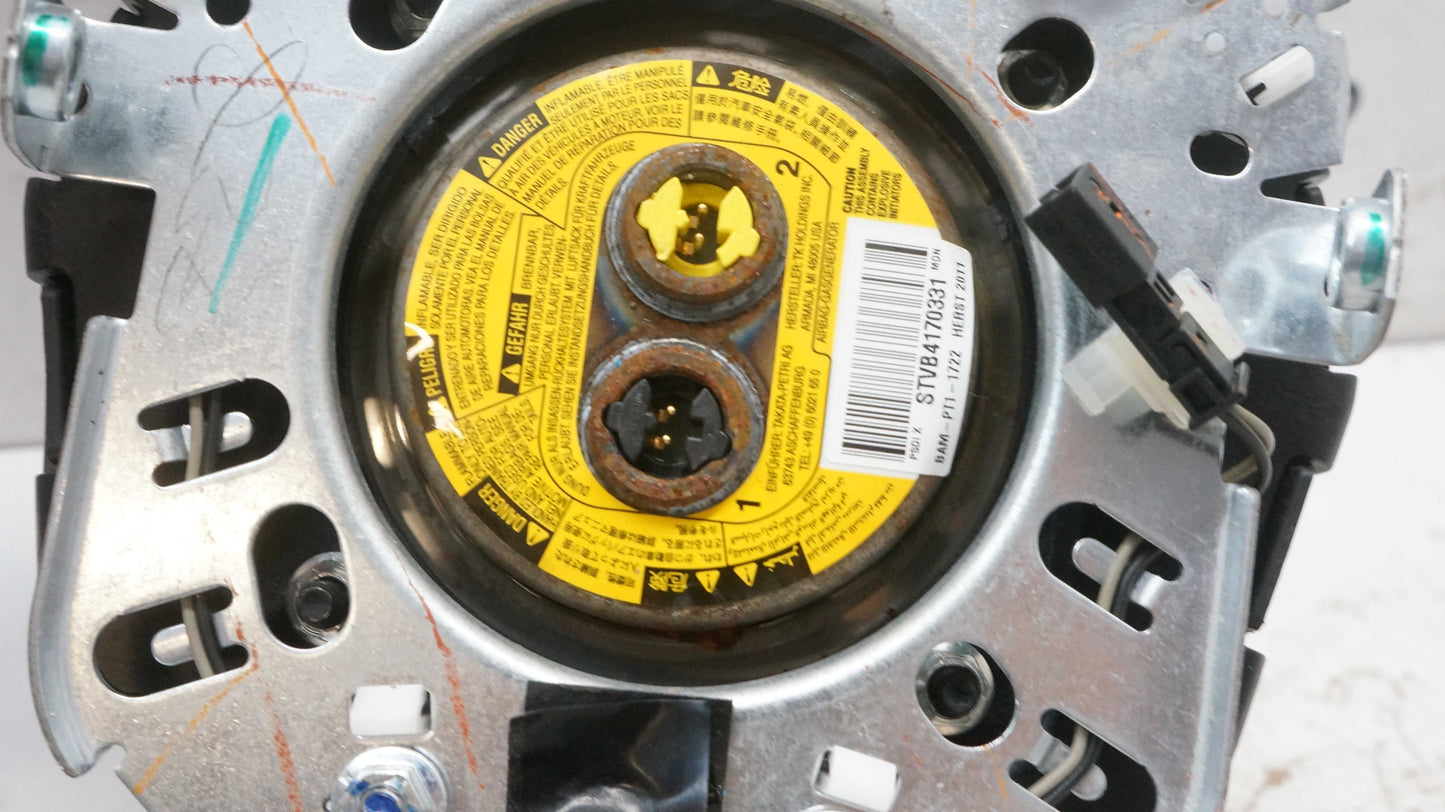 2011-2017 Jeep Compass Left Driver Steering Wheel Airbag Black P1SR37XDVAF OEM - Alshned Auto Parts