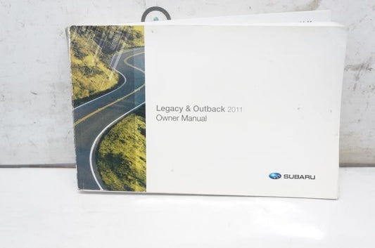 2011 Subaru Legacy & Outback Owner's Manual Book Case MSA5M1104A OEM - Alshned Auto Parts