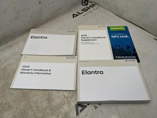 2019 Hyundai Elantra Owners Manual set KF3O-EU8OB OEM - Alshned Auto Parts