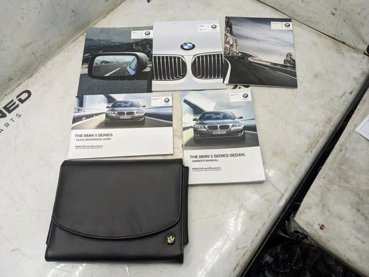 2013 BMW 5 Series Sedan Owners Manual Set with Case 01402903008ue OEM - Alshned Auto Parts