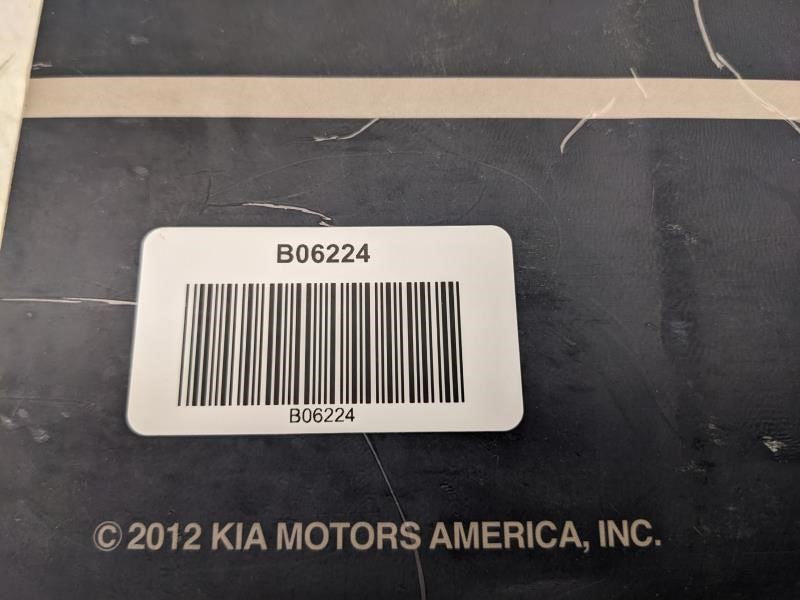 2012 Kia Soul Owners Manual Only A2KO-EU21F OEM - Alshned Auto Parts
