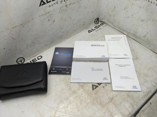 2016 Hyundai Sonata Owners Manual Set with Case GC10-EU59A OEM - Alshned Auto Parts