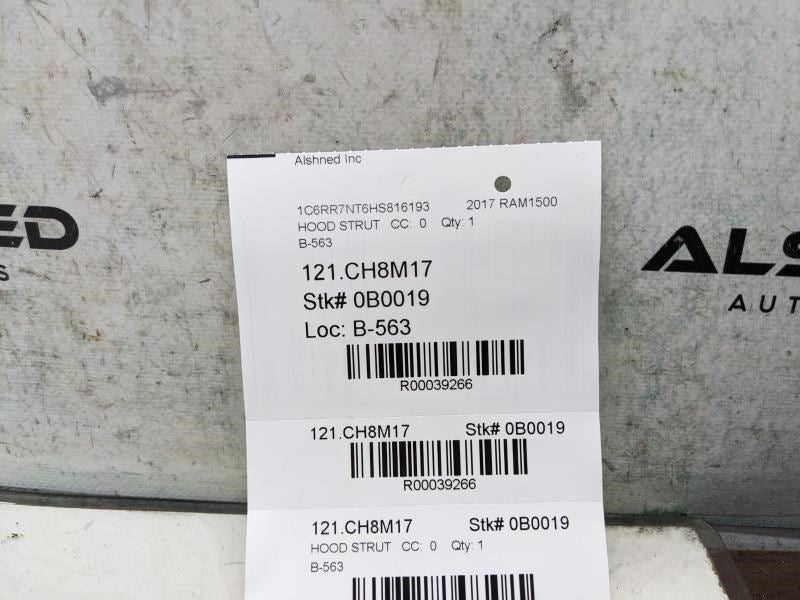 2011-2018 Ram 1500 Front Left Hood Lift Support Shock Strut 55372572AB OEM - Alshned Auto Parts