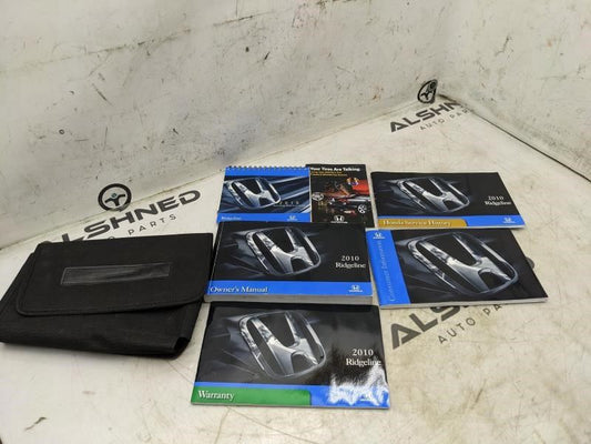 2010 Honda Ridgeline Owners Manual Set with Case 31SJC640 00X31-SJC-6401 OEM - Alshned Auto Parts