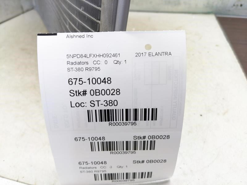 17-20 Hyundai Elantra SE Sedan 2.0L AC Condenser 97606-F2000 AftermarkeT *ReaD* - Alshned Auto Parts