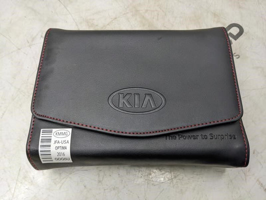 2016 Kia Optima Owners Manual Set with Case GDG5-EU66F OEM - Alshned Auto Parts