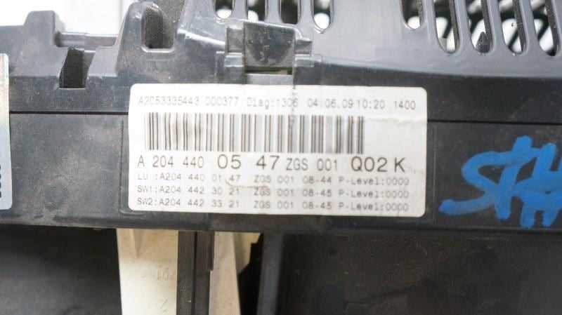 2010 Mercedes-Benz C300 Speedometer Gauge Instrument Cluster 54k A2044400547 OEM - Alshned Auto Parts