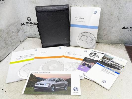 2015 Volkswagen Jetta U.S. Edition Owners Manual Set with Case 1525U1JT623 OEM - Alshned Auto Parts