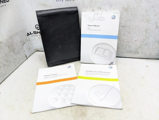 2015 Volkswagen Jetta US Edition Owners Manual set with Case 1525U1JT623 OEM - Alshned Auto Parts