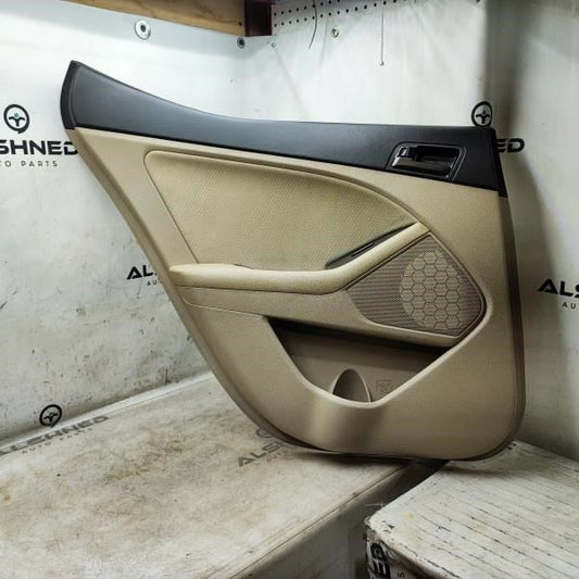 2011-2013 Kia Optima Rear Left Door Trim Panel Beige 83301-2T340DBL OEM - Alshned Auto Parts