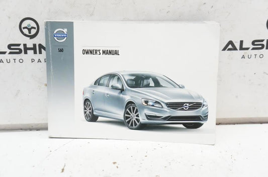 2014 Volvo S60 Owner's Manual Book Z0A1880 OEM - Alshned Auto Parts