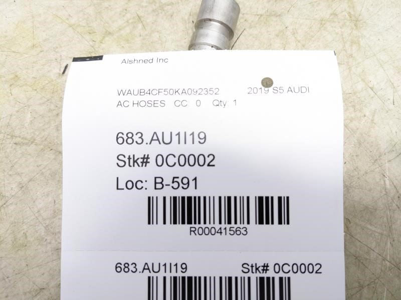 2018-2023 Audi S5 Rear Upper A/C Refrigerant Liquid Hose Tube 8W1-816-720-G OEM - Alshned Auto Parts