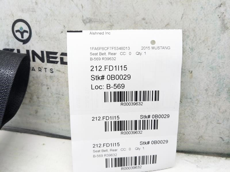 2015-2017 Ford Mustang Rear Right Seat Belt Retractor FR3B-63611B68-AE3ZHE OEM - Alshned Auto Parts