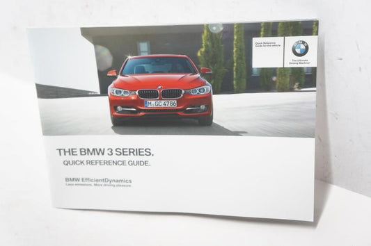 2013 BMW 3 Series Owner's Manual Book Set with Case - Alshned Auto Parts