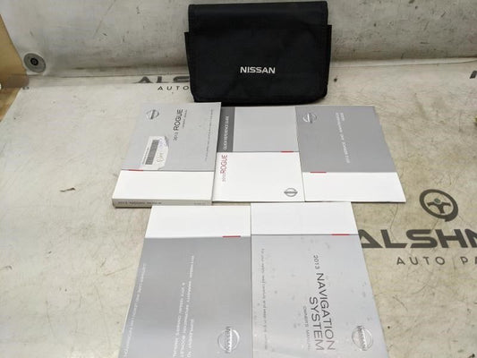 2013 Nissan Rogue Owners Manual set with Case OM3E-0S35U0 T00UM-JM04D OEM - Alshned Auto Parts