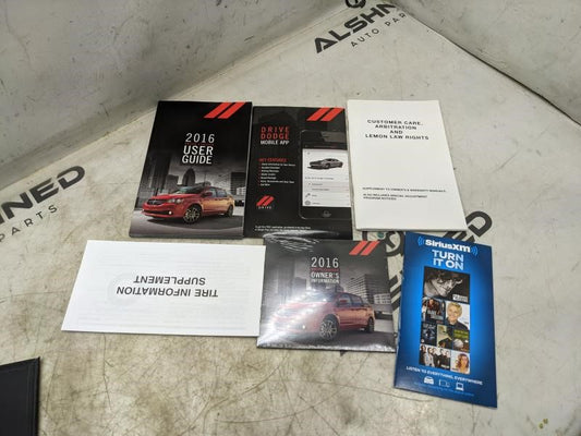 2016 Dodge Grand Caravan User Guide Set with Case 16Y532-926-AA OEM - Alshned Auto Parts