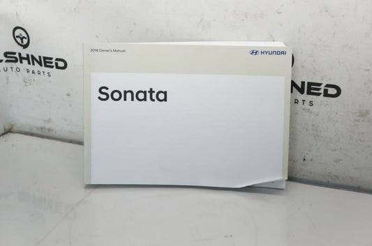2018 Hyundai Sonata Owner's Manual Book Case JC10-EU7D - Alshned Auto Parts