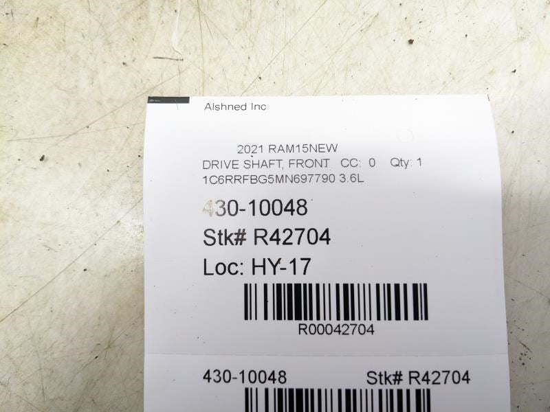 2019-2024 Ram 1500 3.6L Front Drive Shaft 68259560AA OEM - Alshned Auto Parts