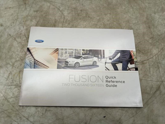 2016 Ford Fusion Owners Manual set GE5J-19A321-AA OEM - Alshned Auto Parts