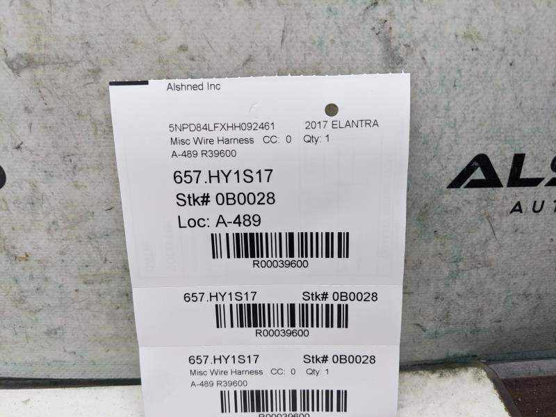 2017-2020 Hyundai Elantra Right ABS Speed Sensor Cable 91921-F3000 OEM - Alshned Auto Parts