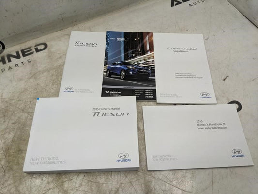 2015 Hyundai Tucson Owners Manual Set with Case F2S0-EU54H OEM - Alshned Auto Parts