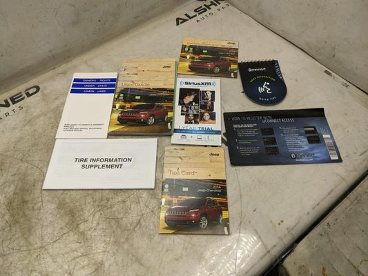 2014 Jeep Cherokee User Guide Set with Case 14KL74-926-AA 14KL74-426-AA OEM - Alshned Auto Parts