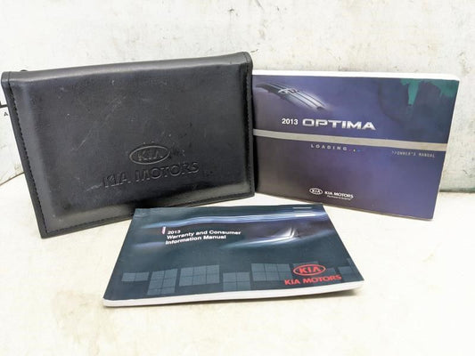2013 Kia Optima Owners Manual set with Case A4CO-EU32D OEM - Alshned Auto Parts