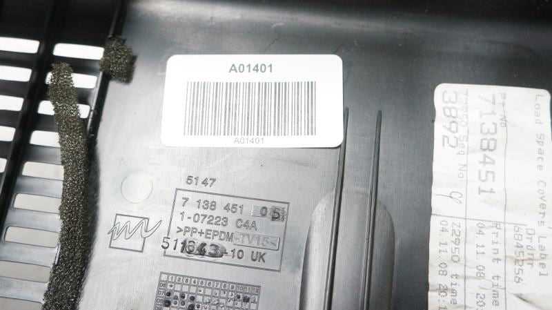 2009 Mini Cooper Trunk Plastic Panel 713845105 OEM - Alshned Auto Parts