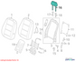 14-18 Volkswagen Passat FR RH/LH Seat Headrest Leather 561-881-901-C-K84 *ReaD* - Alshned Auto Parts