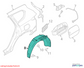 19-20 Hyundai Santa Fe SEL Rear Left Driver Side Wheelhouse Liner Splash Shield - Alshned Auto Parts