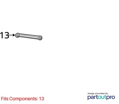 06-09 Mercedes-Benz CLK 350 RWD Rear Suspension Right Side Control Arm Set of 53