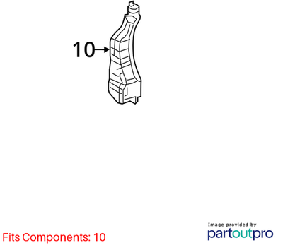 2012-2015 Honda Civic Radiator Coolant Reservoir Bottle 19101-R1A-A00 OEM - Alshned Auto Parts