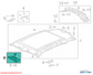 19-21 Acura RDX FR RH Sun Visor w/ Illuminated Mirror 83230-TJB-A01ZC OEM *ReaD* - Alshned Auto Parts