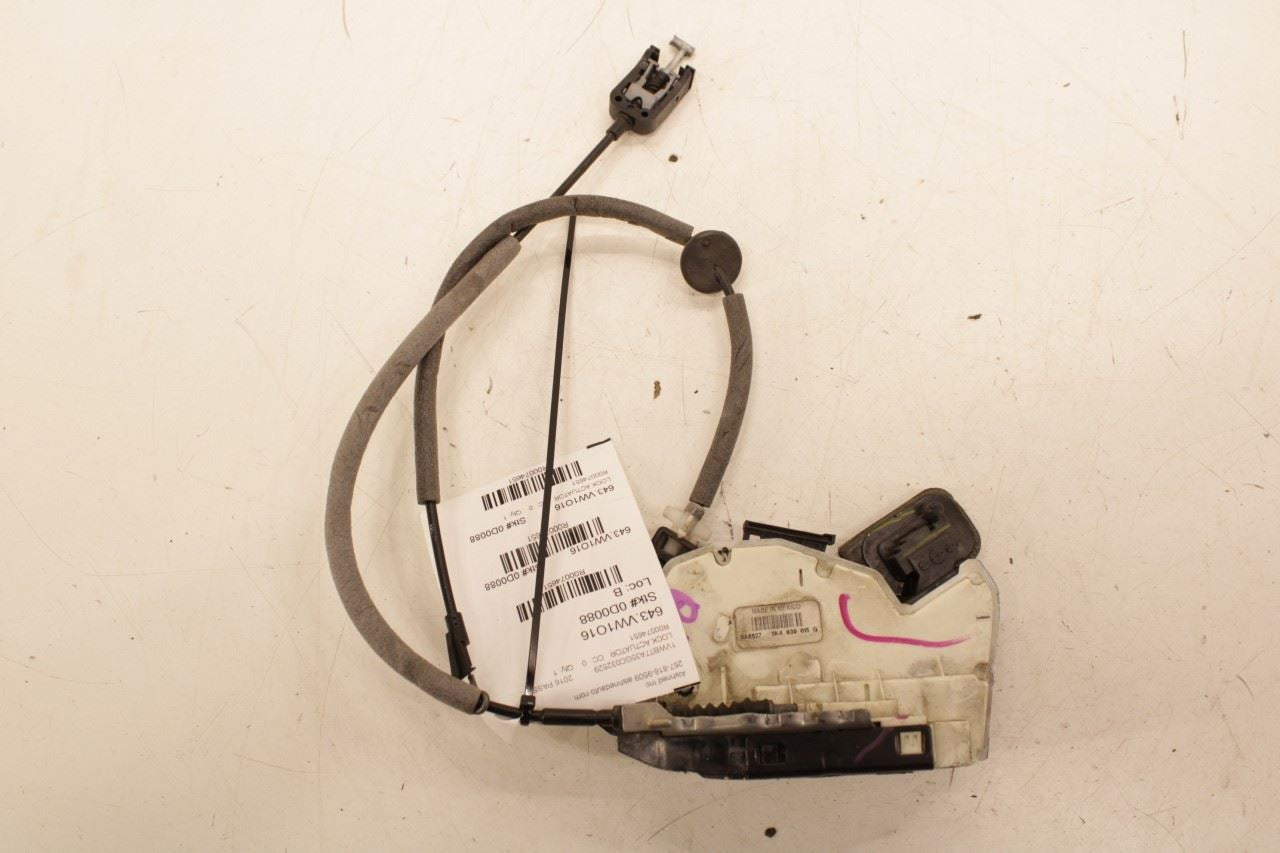 2012-2016 Volkswagen Passat SE Rear Left Door Lock Latch Actuator 5K4-839-015-G - Alshned Auto Parts