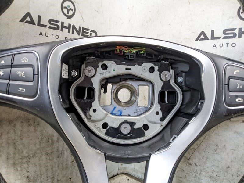 2015-18 Mercedes-Benz C300 4Matic 2.0L Steering Wheel Leather w/ Control Buttons8