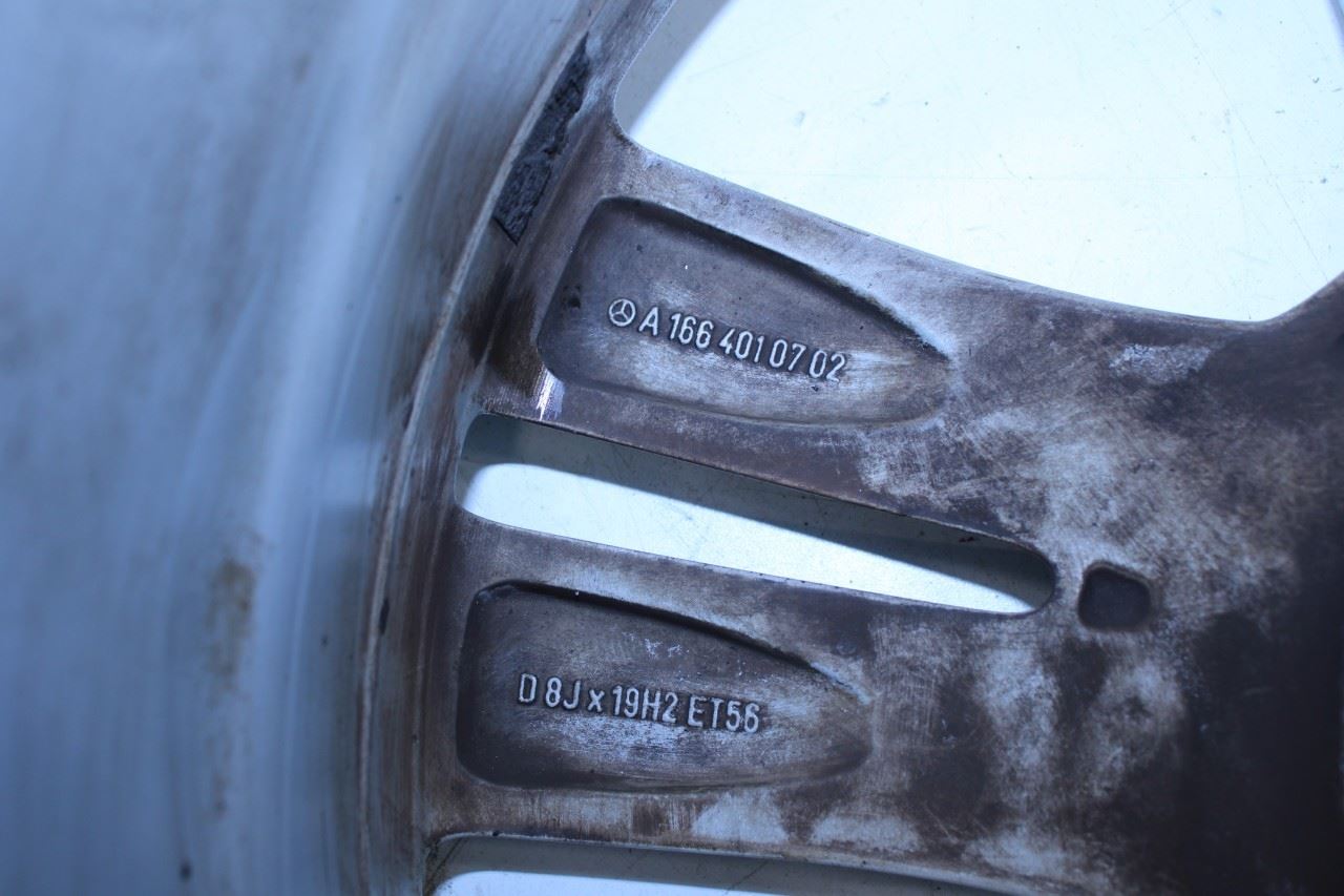 12-15 Mercedes-Benz ML350 Alloy Wheel R19x8 5 Twin Spoke 166-401-07-02 OEM *ReaD - Alshned Auto Parts