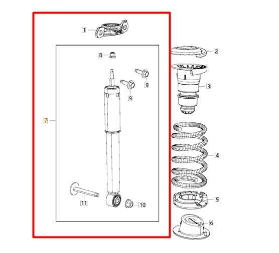 2017-2024 Chrysler Pacifica Rear Left Side Shock Strut Absorber 68231971AH OEM - Alshned Auto Parts
