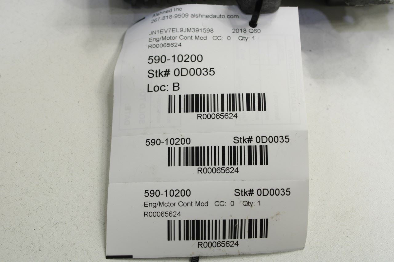 2017-2020 Infiniti Q60 Luxe Engine Computer Control Module ECU ECM 23703-5CA0B - Alshned Auto Parts