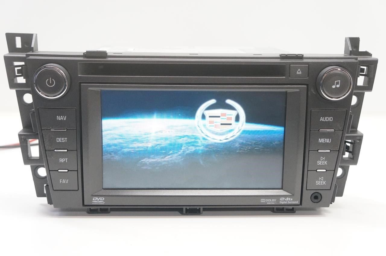 2011 Cadillac DTS AM FM CD MP3 Radio Receiver Navigation 25993432 OEM *UNLOCKED* - Alshned Auto Parts