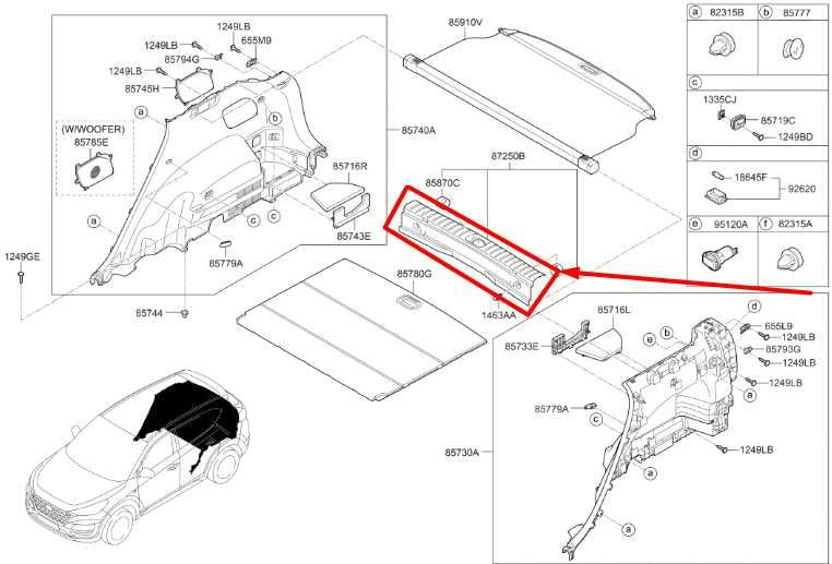 2016-2021 Hyundai Tucson Value Rear Liftgate Trunk Sill Scuff Plate Trim Panel - Alshned Auto Parts