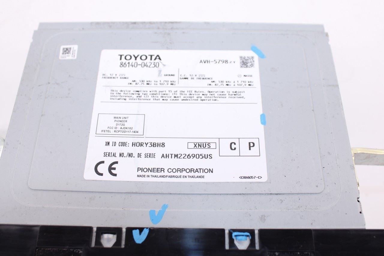 20-23 Toyota Tacoma Pioneer Radio Faceplate Control w/ Receiver and 8.0 Display6