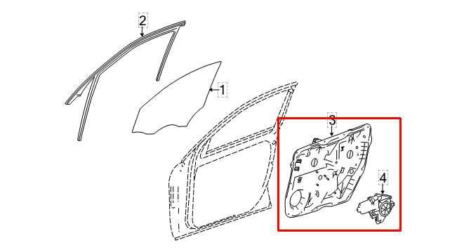 12-15 Mercedes-Benz ML350 FR LH Door Window Regulator w/ Carrier Plate and Motor - Alshned Auto Parts