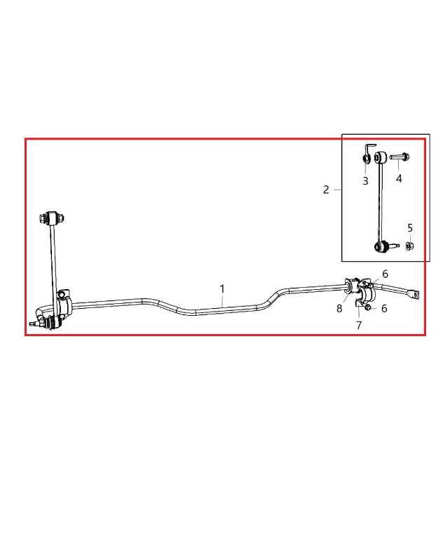 2019-2025 RAM 1500 Big Horn 4x4 Rear Stabilizer Sway Anti-Roll Bar 68264952AD - Alshned Auto Parts