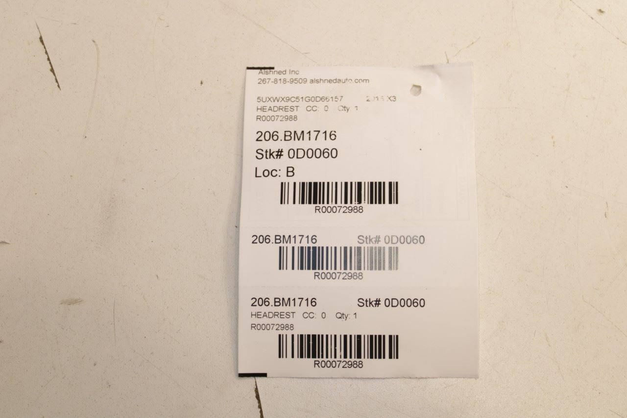 2011-2017 BMW X3 xDrive28i 2.0L AWD Front Right and Left Side Seat Headrest Set - Alshned Auto Parts